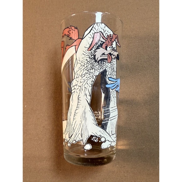 Pepsi Other - Vintage 1976 Pepsi Warner Bros Road Runner & Wile E. Coyote Collector Glass